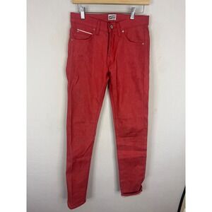 Naked & Famous SuperSkinnyGuy Red Stretch Selvedge Jeans 29X35